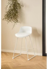 Biela barová stolička (výška sedadla 66 cm) Tina – Actona