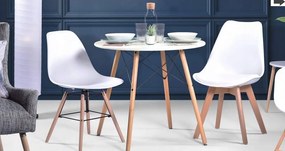 TRENDIE Jedálenský stôl SCANDI 100 cm biely