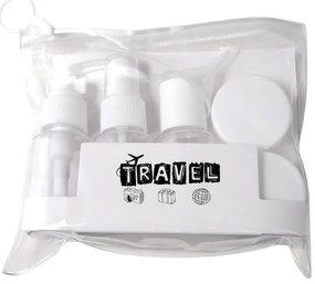 Cestovná sada fľaštičiek na kozmetiku 7 v 1 TRAVEL - viac farieb Farba: Zelená