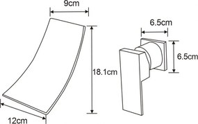 Mexen Celia - podomietková umývadlová sada, zlatá, 747415-50