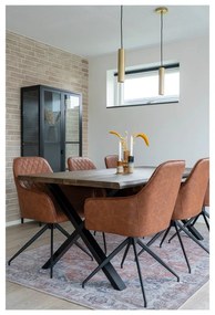 Svetlohnedé čalúnené jedálenské kreslo Harbo – House Nordic