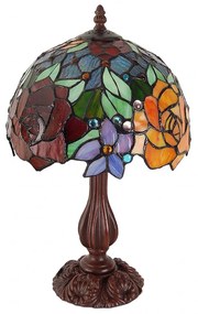 Tiffany stolová lampa 42*Ø25 FLORAL