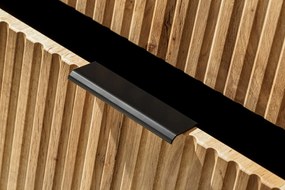 Závěsná umyvadlová skříňka Casad se zápustným umyvadlem 80 cm dub wotan/bílá