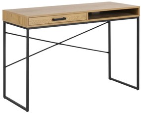 Actona Písací stolík Seaford 110 - dub divoký / čierna