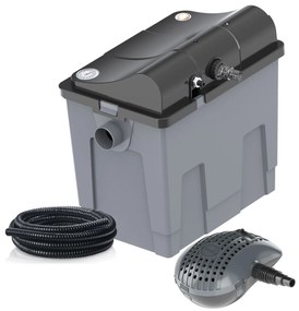 Prietokový filtračný set Heissner s čerpadlom 3300 l/h, UV 9W, do 10 m³ FPU10100-00