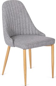 Čalouněná jídelní židle TORINO šedá