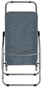 Ležadlo NILS Camp NC3017 - sivé