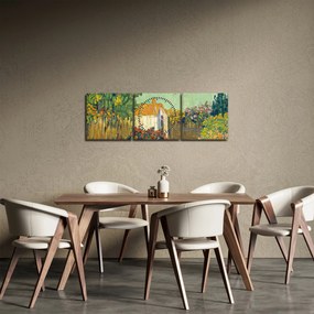 Obraz - Imitator of Vincent van Gogh, Landscape, reprodukcia (s hodinami) (90x30 cm)