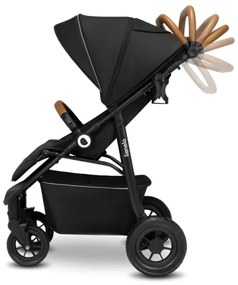 Lionelo - Športový kočík NATT Čierny Onyx