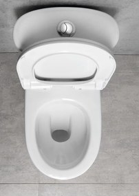 Aqualine Aqualine, PETIT detské WC kombi, zadný/spodný odpad, biela, PT520