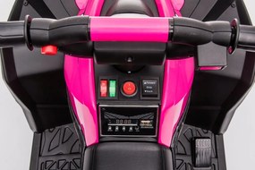 LEAN CARS HL568 Ružový dobíjací štvorkolka