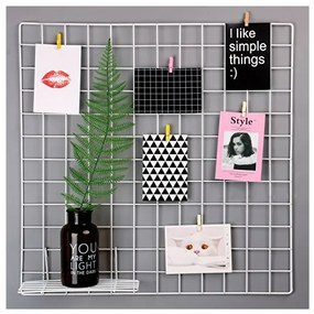 Kovová nástenka 60 × 60 cm