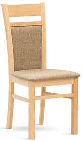 Stima jedálenská stolička VITO Vyberte odtieň dreva / látky ->: Buk / BOSS Grigio v.1