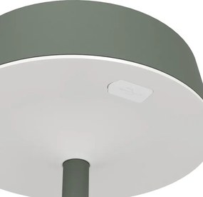 Eglo 75878-LED Solárne dobíjateľná stolová lampa SIMERI LED/3W/5V 1800mAh IP44 zelená