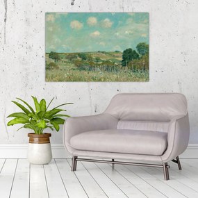 Obraz - Alfred Sisley,  Meadow, reprodukcia (90x60 cm)