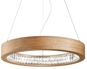 Okrúhle závesné LED svietidlo Libe Round, 60 cm