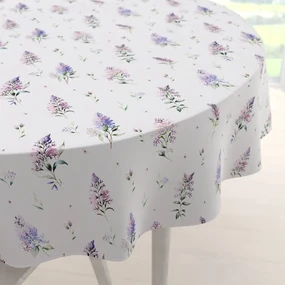Biante Teflónový okrúhly obrus TF-105 Orgovány na bielom Ø 70 cm