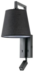 Brilagi - LED Nástenná lampa RAYA 1xE14/40W/230V + LED/3W čierna