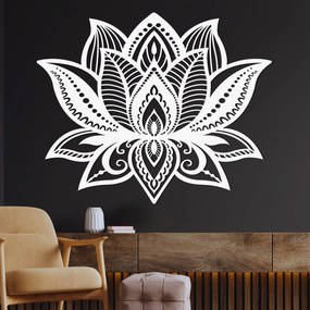 SENTOP | Drevený obraz lotosový kvet – elegantná mandala svetla | SENTOP PR0466