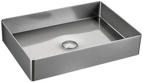 Sapho Sapho, AURUM nerezové umývadlo 50x3,2 cm, vrátane výpuste, nerez mat, AU403