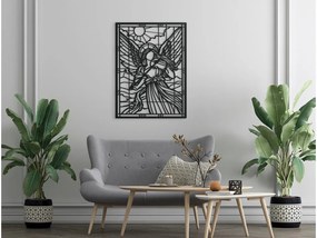 drevko Drevený obraz Anjel s husľami Rozmer obrazu: 44,5 x 32,5 cm, Farba dekorácie: Čierna