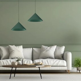 Luster na lanku CAPITAL 1xGX53/15W/230V Ø 46 cm zelený