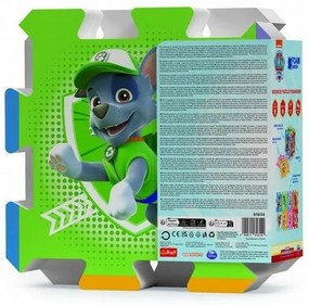 Penové puzzle Paw Patrol, 32x32x1cm 8 ks vo fólii