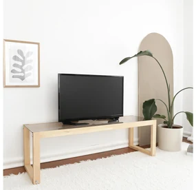 TV stolík Pevapa (natural) . Akcia -18%. Vlastná spoľahlivá doprava až k Vám domov. 1095489
