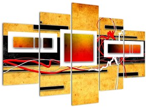 Obraz - Abstrakcia (150x105 cm)