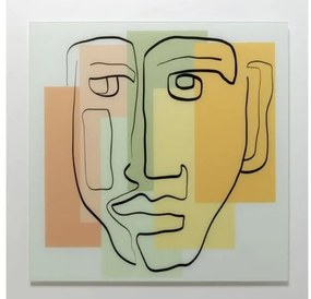 Art Face sklenený obraz viacfarebný 100x100 cm