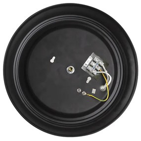 Klasické stropné svietidlo hnedé opálové - Classico