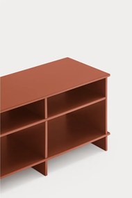 TV stolík v tehlovej farbe 180x50x40 cm Inari – Teulat