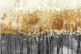 Obraz - Zlaté stromy (90x60 cm)