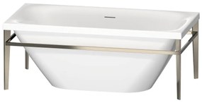 Duravit XViu - Vaňa s kovovým podstavcom 1600x800 mm, biela 700444000B10000