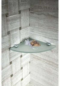 SAPHO XJ018 Asoffi držiaky sklenenej poličky  8 mm, strieborná