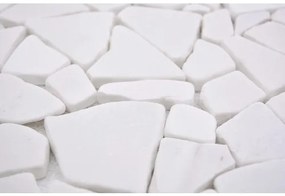 Mozaika z prírodného kameňa CIOT 206 biela 30,5 x 32,5 cm