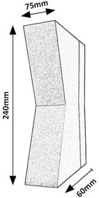 Rabalux 77066 - LED Vonkajšie nástenné svietidlo TEMSE LED/6W/230V IP65 antracit