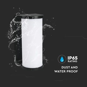 LED Vonkajšie nástenné svietidlo LED/12W/230V 3000/4200/6500K IP65 čierna