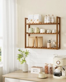 Polička do kúpeľne Derek, bambus