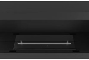 InFire - Rohový BIO krb 45x90 cm 3kW čierna