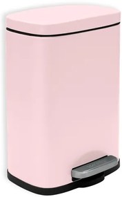 Spirella pedálový odpadkový kôš AKIRA matná ružová oceľ 5 L 10.20817