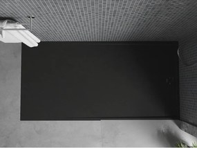 Mexen Amon, SMC obdĺžniková sprchová vanička 140 x 80 cm, čierna, 4F708014