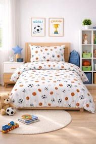 Posteľná obliečka Sports Balls 140x200/70x80 cm – 100 % bavlna