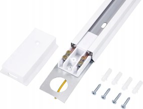 LED koľajnica 2m + 6x GU10 bodové žiarovky - sada