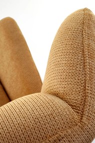 Designové křeslo Byron hořčicové