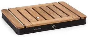 Blumfeldt Sumatra Teak Square, záhradná sprcha, hliník, tíkové drevo, rukoväť