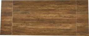 Stôl SANNY 180–240 cm tamvý dub/čierny
