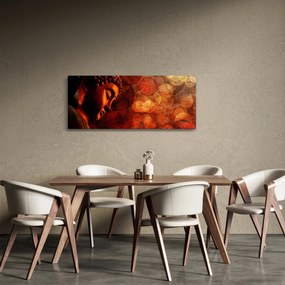 Obraz - Budha v červených tónoch (120x50 cm)