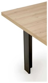 Jedálenský stôl Aseado, dub artisan / čierna