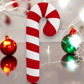 Tvarovaný vankúš VIANOČNÉ LÍZIATKO - 38 cm